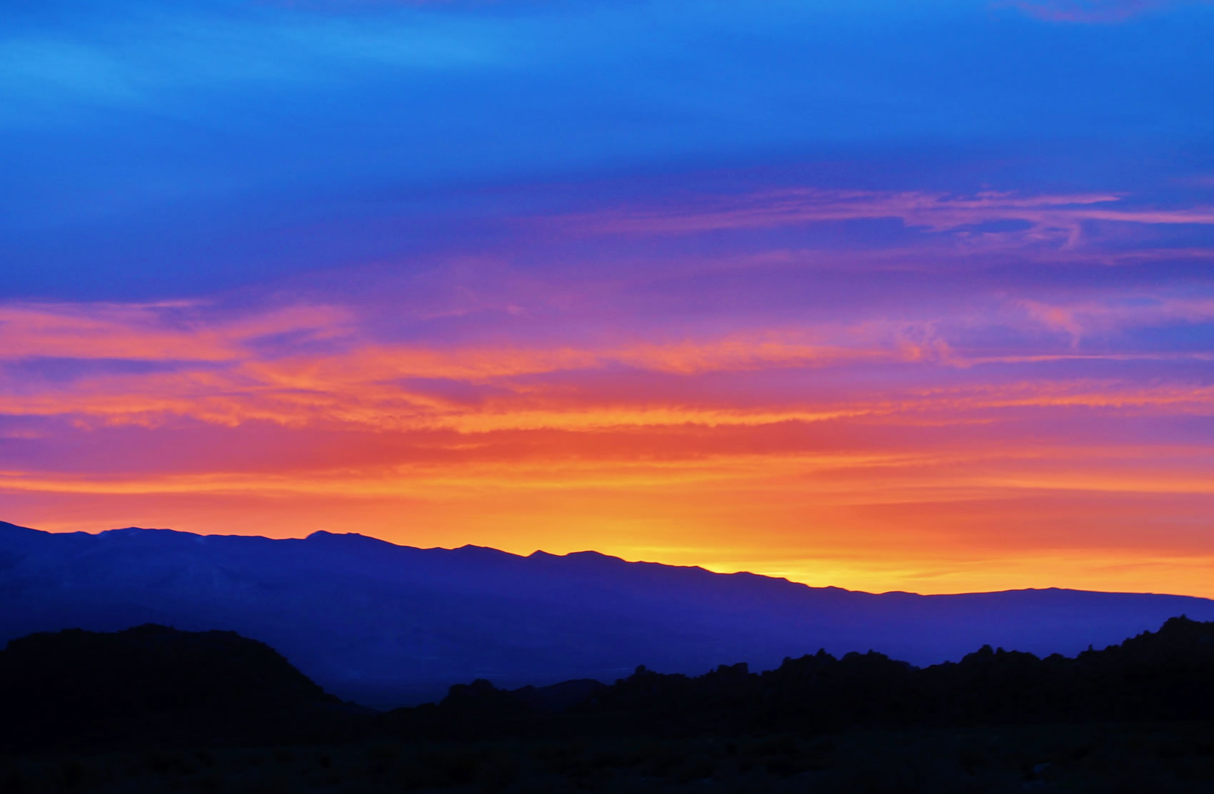 Bishop CA Sunset